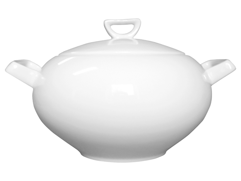 Waza do zupy porcelanowa Yvette 3 l biała