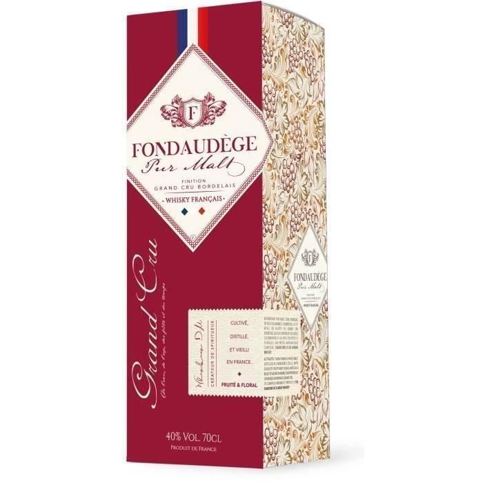 Fondaudège - Vieillissement Grand cru Bordelais - Whisky - 40,0% Vol. - 70 cl