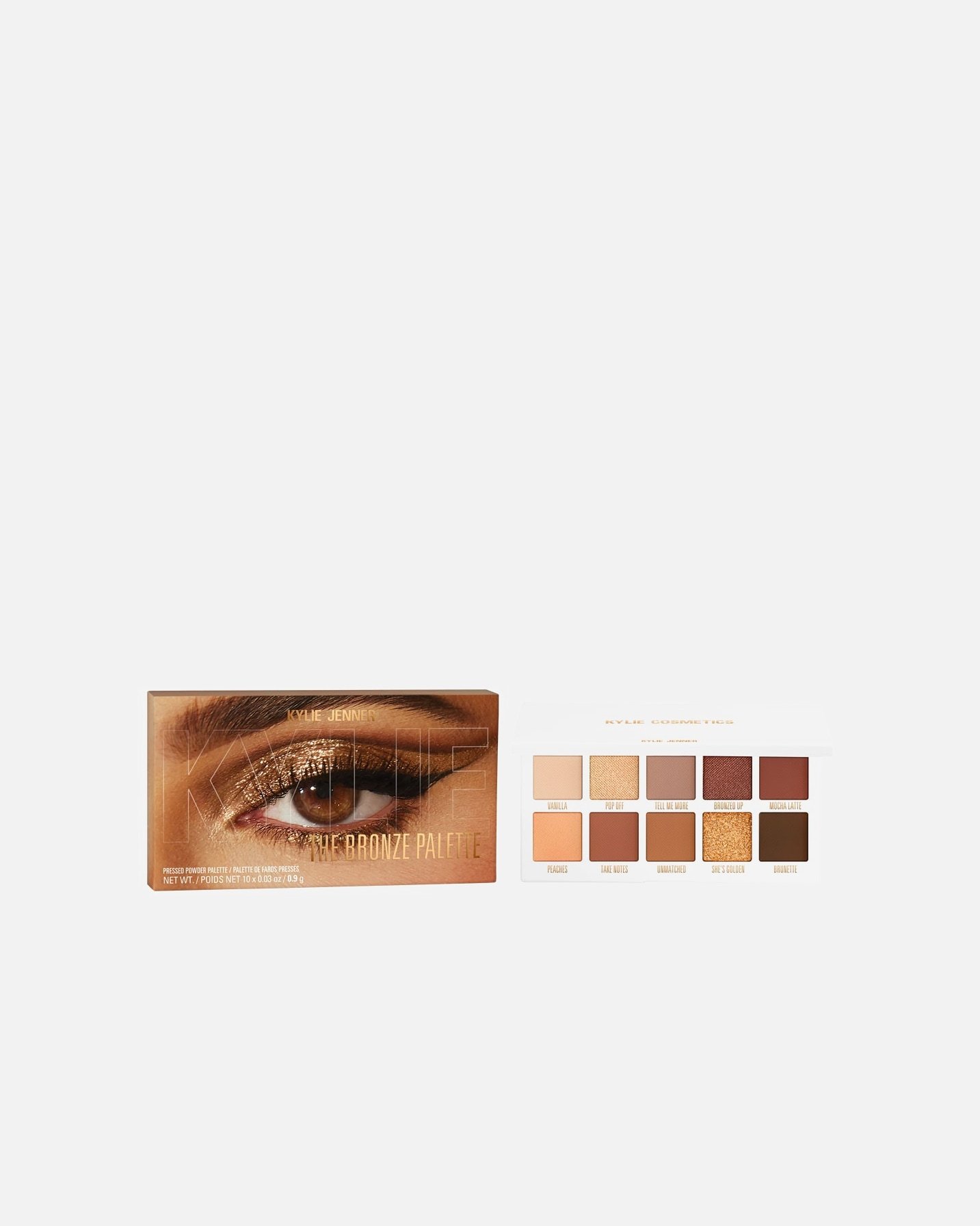 KYLIE COSMETICS Paleta očných tieňov „Kyshadow Bronze“ – 16 g