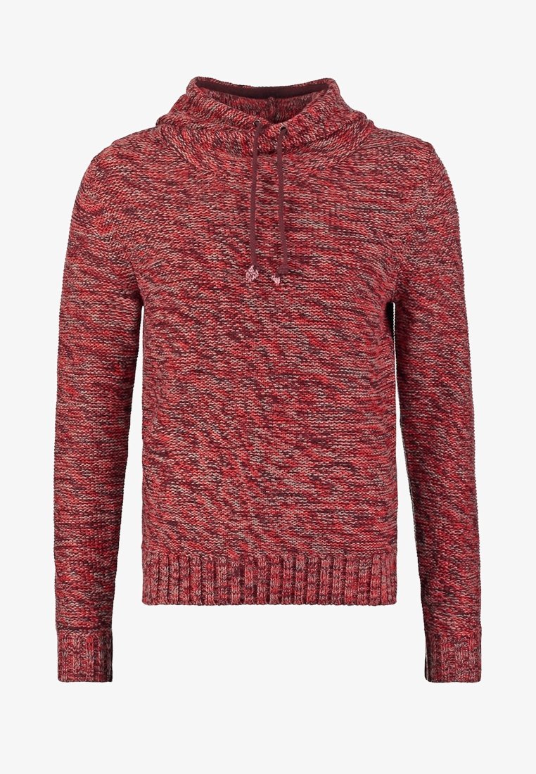Bluza z kapturem YOURTURN - ciemnoczerwona
