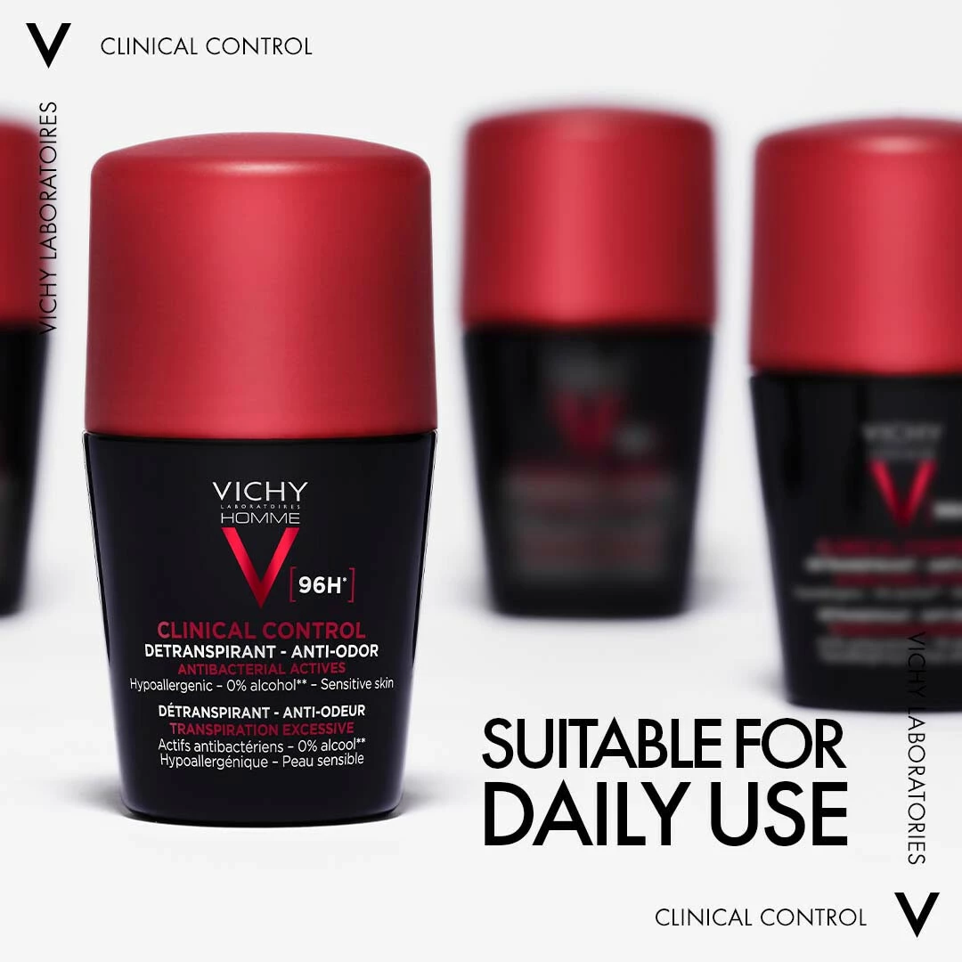 Homme Clinical Control 96HR izzadásgátló roll-on 50 ml - Vichy