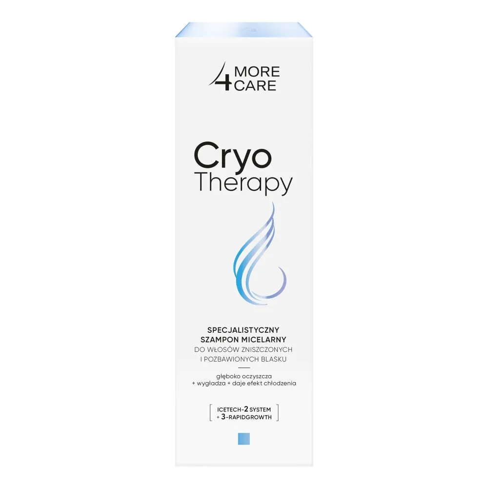 More4Care Cryotherapy Specjalistyczny Szampon micelarny do włosów zniszczonych i pozbawionych blas