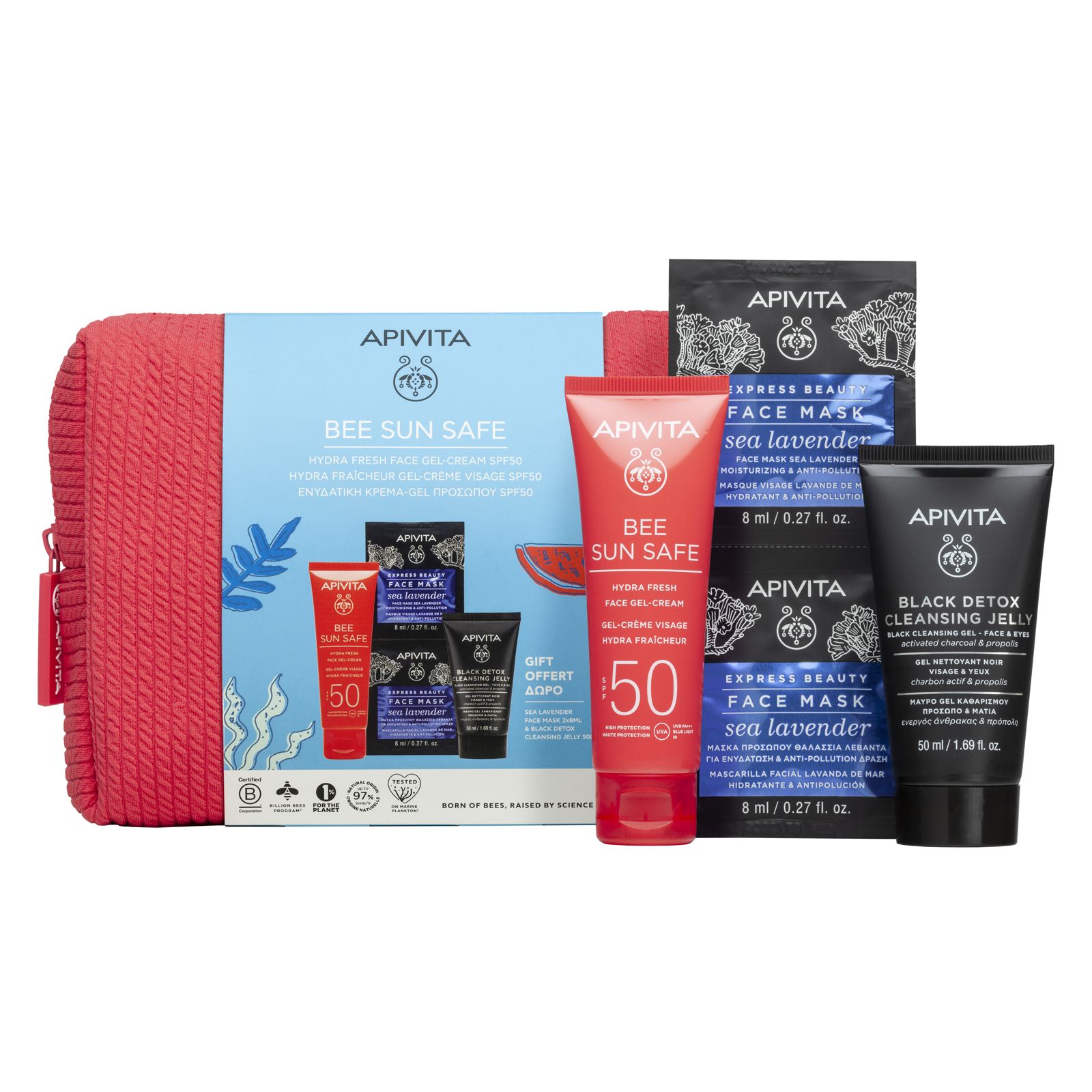 Darčeková sada Bee Sun Safe Hydra Fresh gél-krém SPF50 Ochrana pred slnkom z lekárne