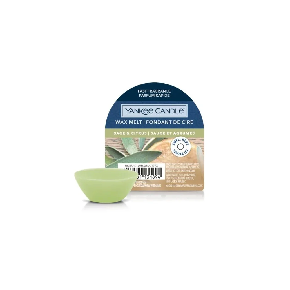 Wax Melts Sage & Citrus - Candela Profumata