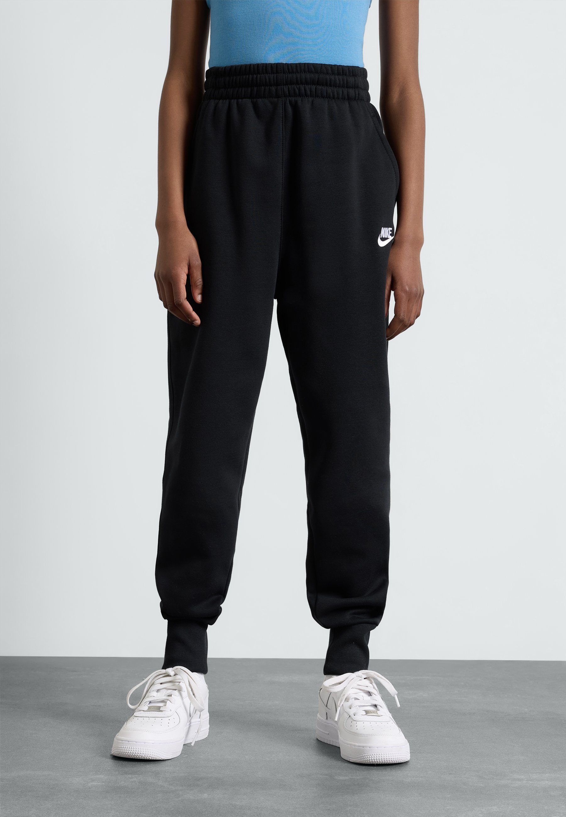 Nike Sportswear CLUB UNISEX - Trainingsbroek - zwart/wit