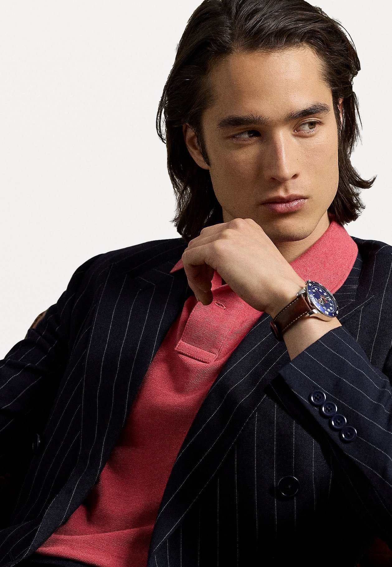 Polo Ralph Lauren LÜHIKESTE VARRUKATEGA T-SÄRK - SÄRK - tumepunane
