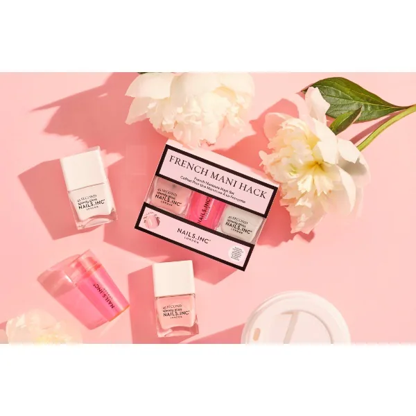 „Nails.INC“ prancūziško manikiūro nagų lakų duetas