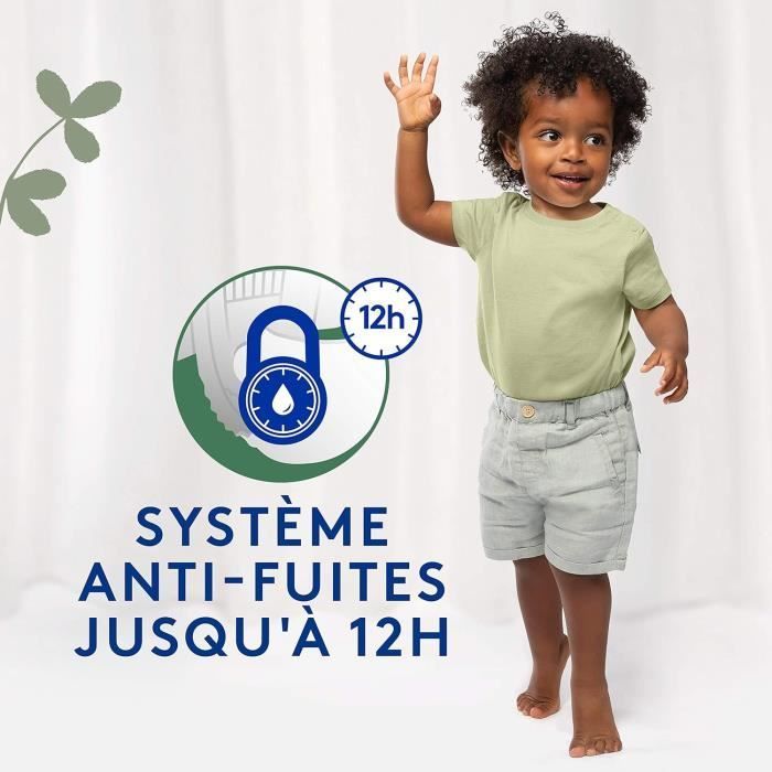 Lotus Baby Douceur Naturelle - Couches Taille 6 16-26 kg Pack 1 mois - 128 couches