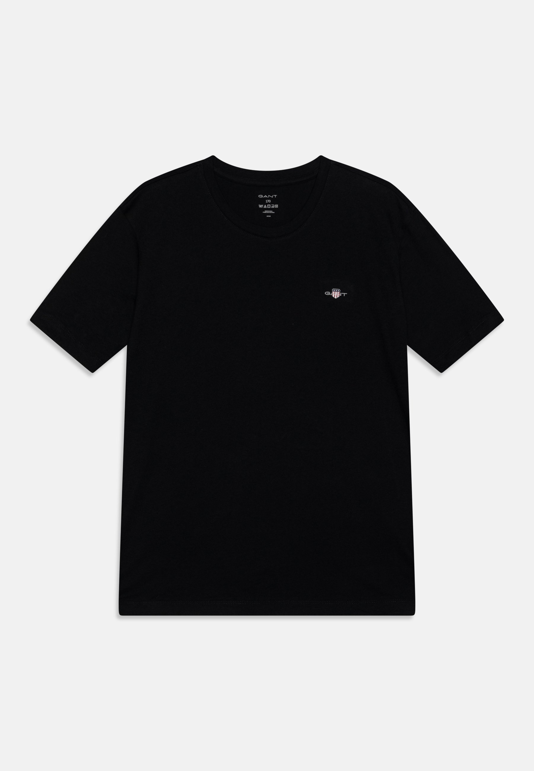 GANT C NECK UNISEX 2 PÓLÓ - Basic Póló - fekete/fehér