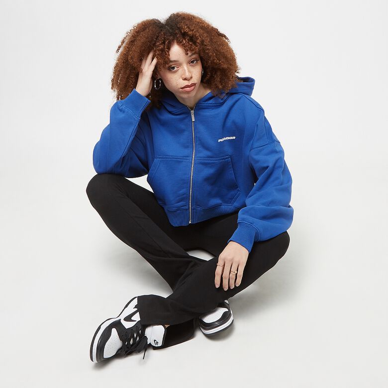 Sweat à capuche court zippé Marla