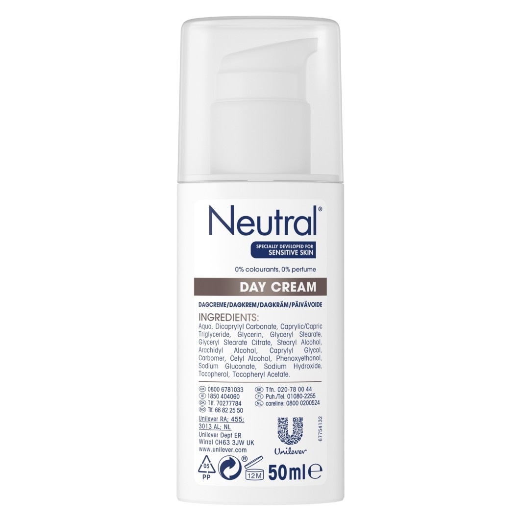 Neutrálny krém na tvár, denný krém - 50 ml
