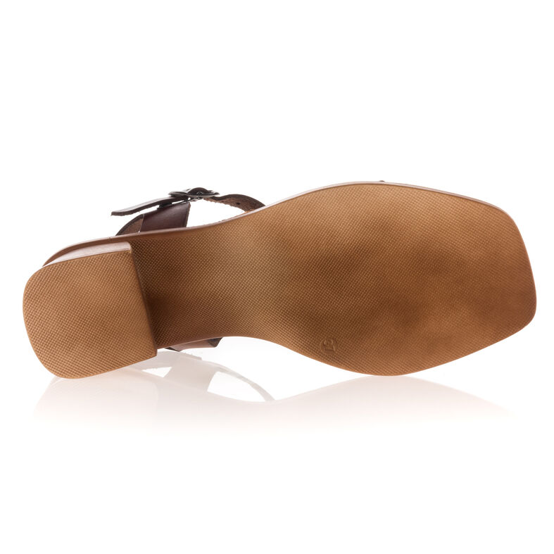 Brune sandaler / sko med åpen tå til dame