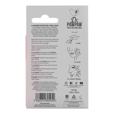Dr PawPaw Bálsamo Multifunções com Cor True Coral      10 ml 10 ml