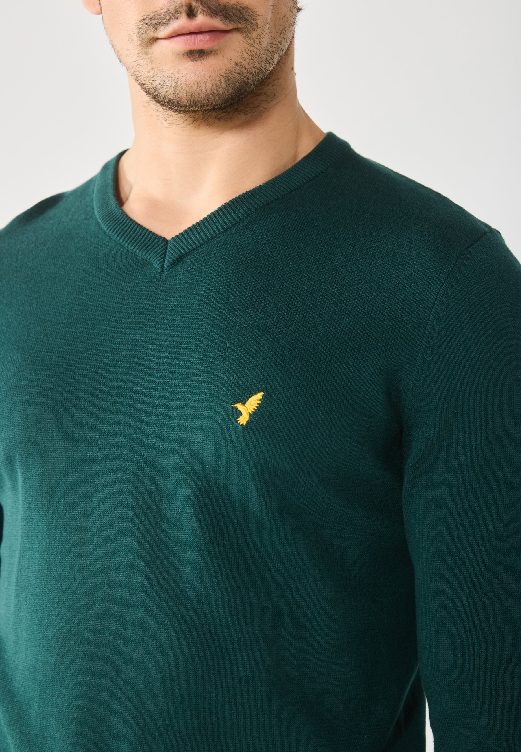 Pier One Jumper - donkergroen