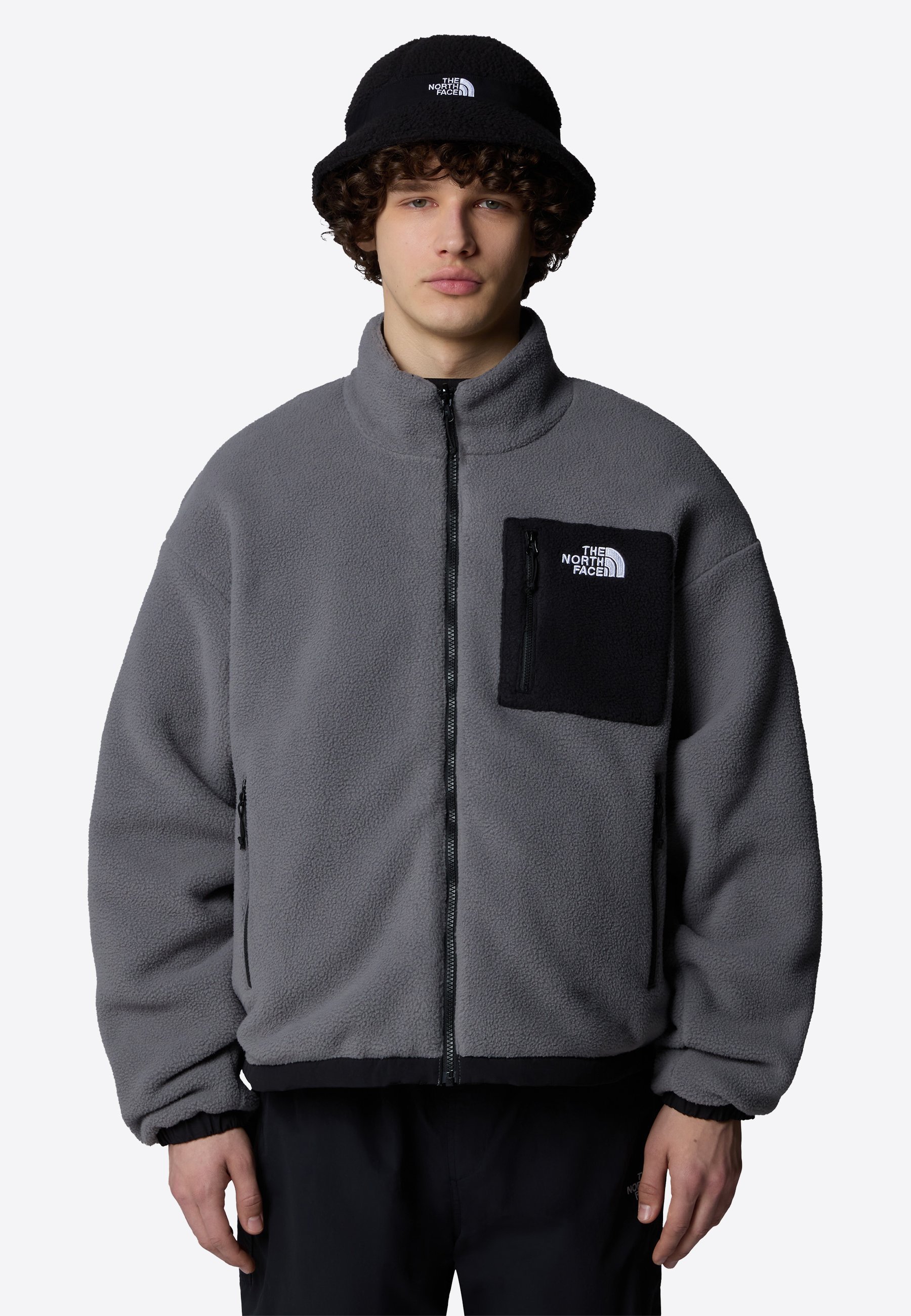 The North Face M YUMIORI REVERSIBLE JACKET - Fleecejack - tnf zwart gerookt parelmoer