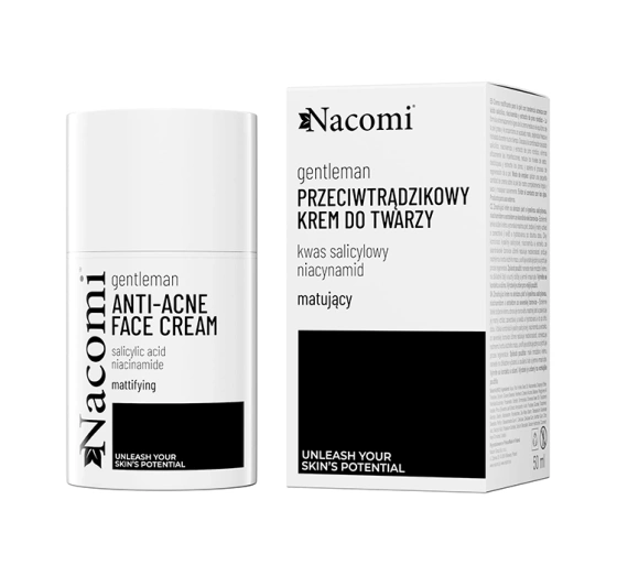 Nacomi Gentleman przeciwtrądzikowy krem do twarzy 50 ml