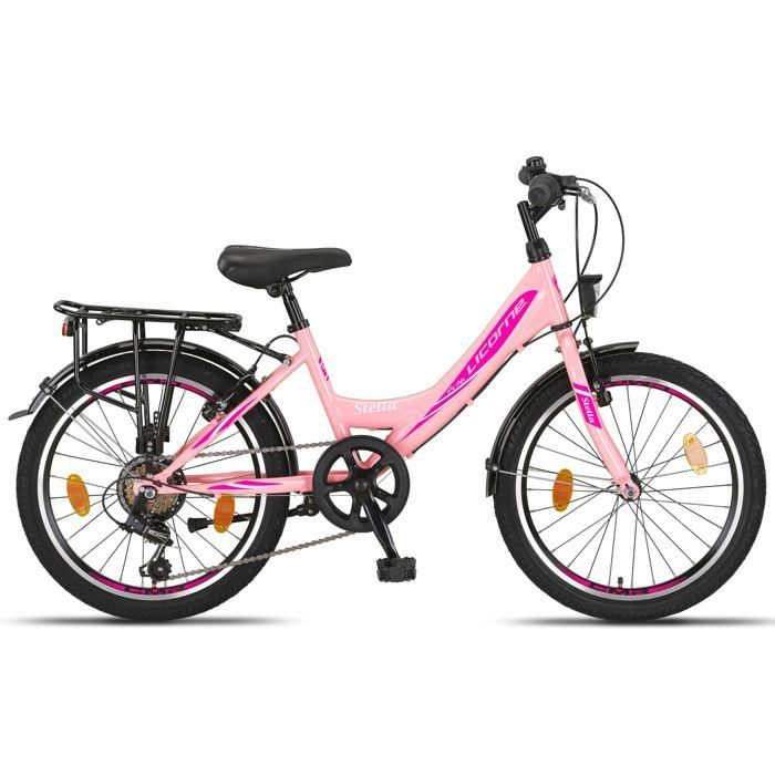 Unicorn Bike Stella Premium City Bike 24, 26 and 28 inch – Dutch bike, Boy [20, Pink]