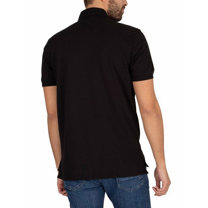 Polo - Tommy Hilfiger - 1985 - Negro - Manga corta - Cuello clásico