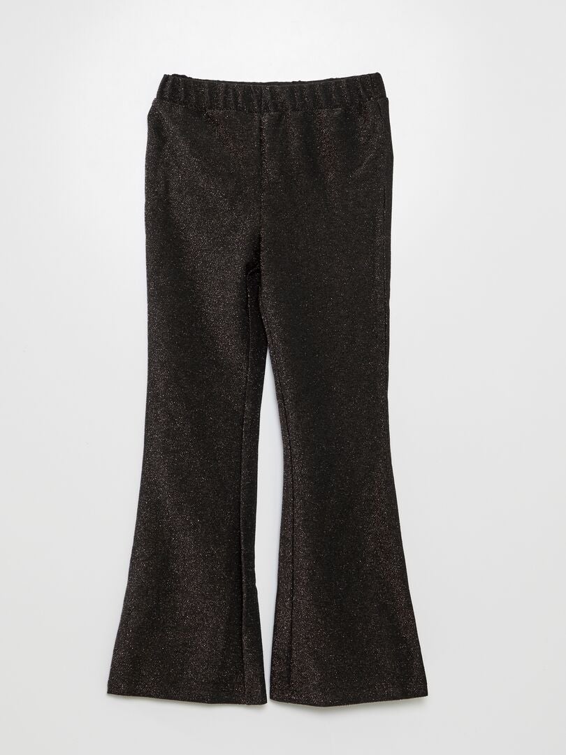 Leggings com lantejoulas - MARROM