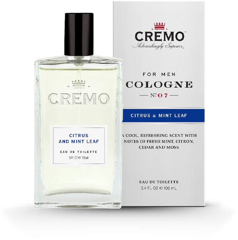 Cremo Spray Colônia Citrus & Mint Leaf Eau de Toilette para homens