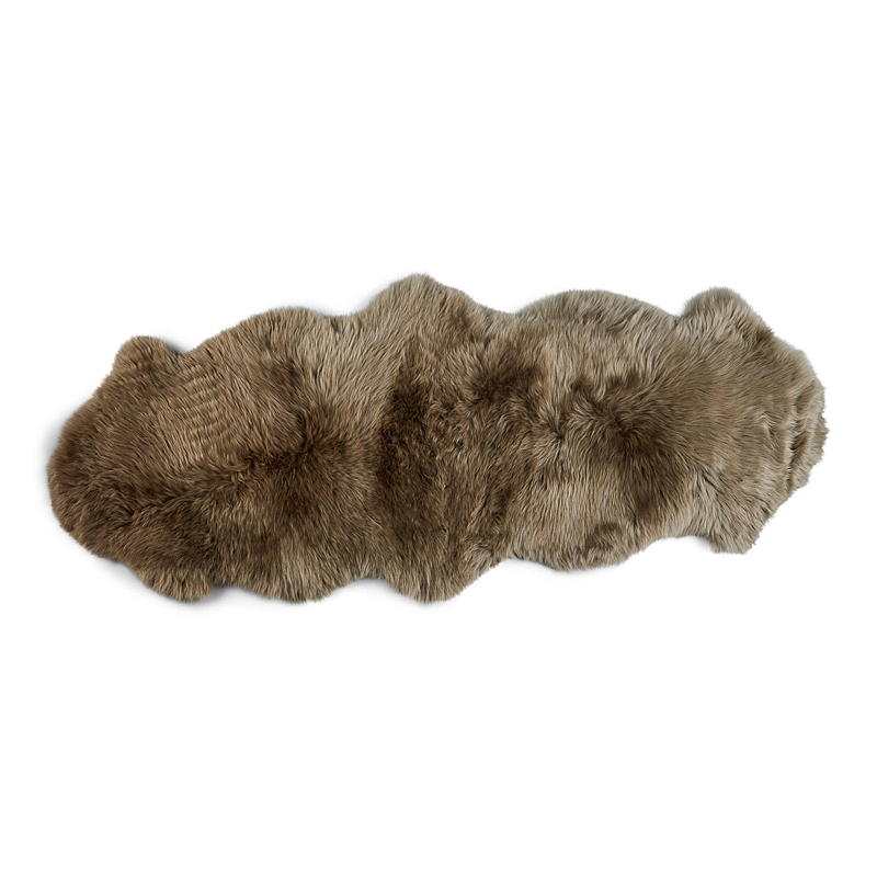 Hjem Lammeskinn 160 cm dobbel beige