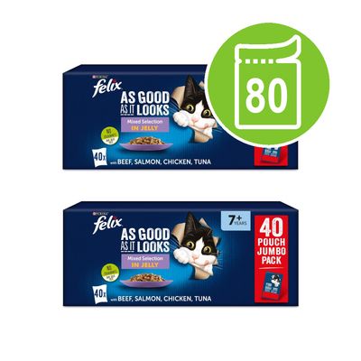 Felix Senior Zo Goed Als Het Ziet Eruit Jumbo Verpakking 80 x 100g