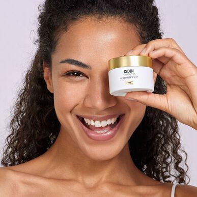 Isdinceutics Renew Glicoisdin 8 Soft Cream Gezichtscrème met peeling- en gladmakende werking 50 g