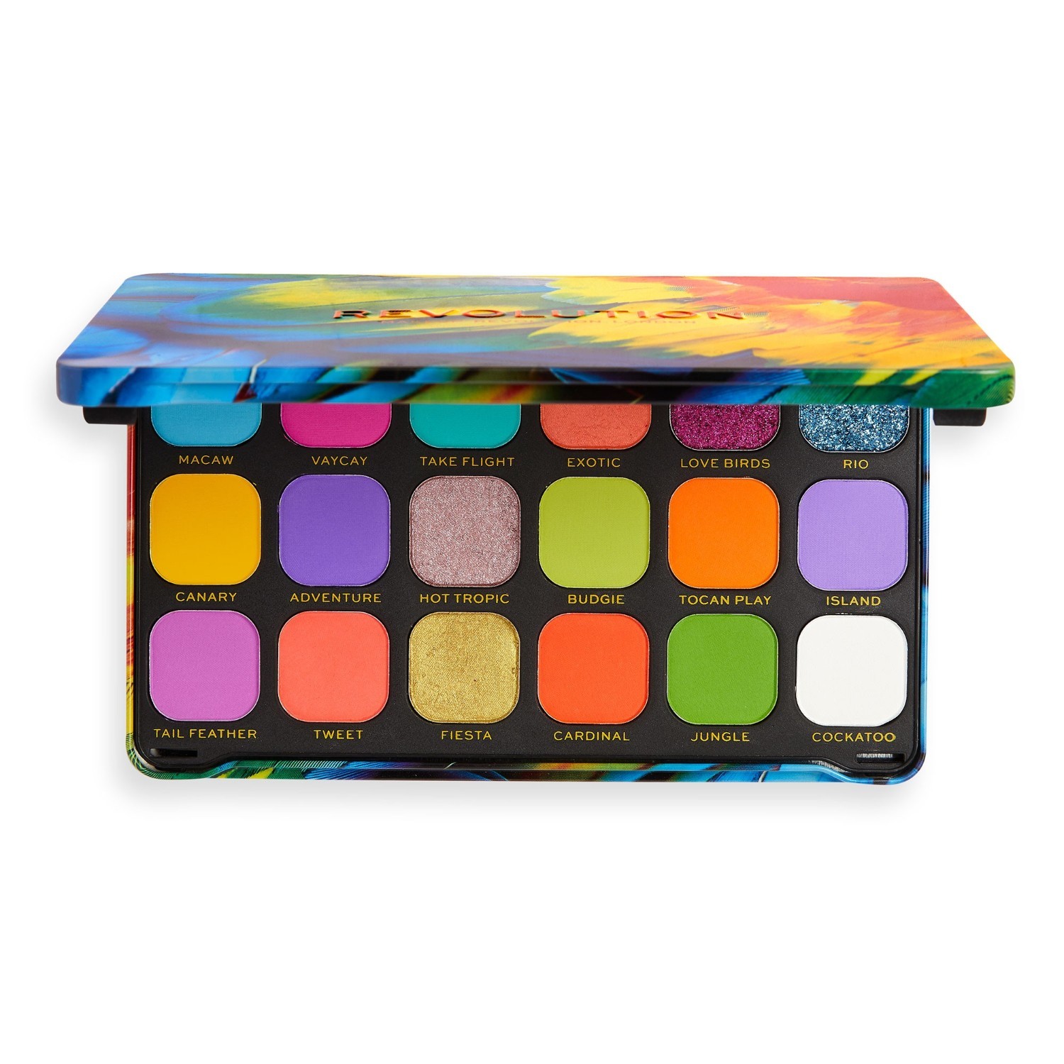 Revolution Eyeshadow Forever Bird of Paradise acu ēnu palete – 16,5 g