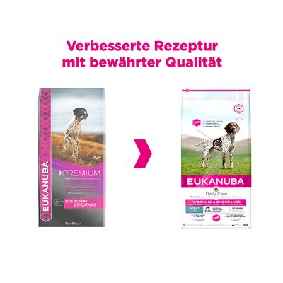 Eukanuba Soins quotidiens pour adultes travaillant et endurant