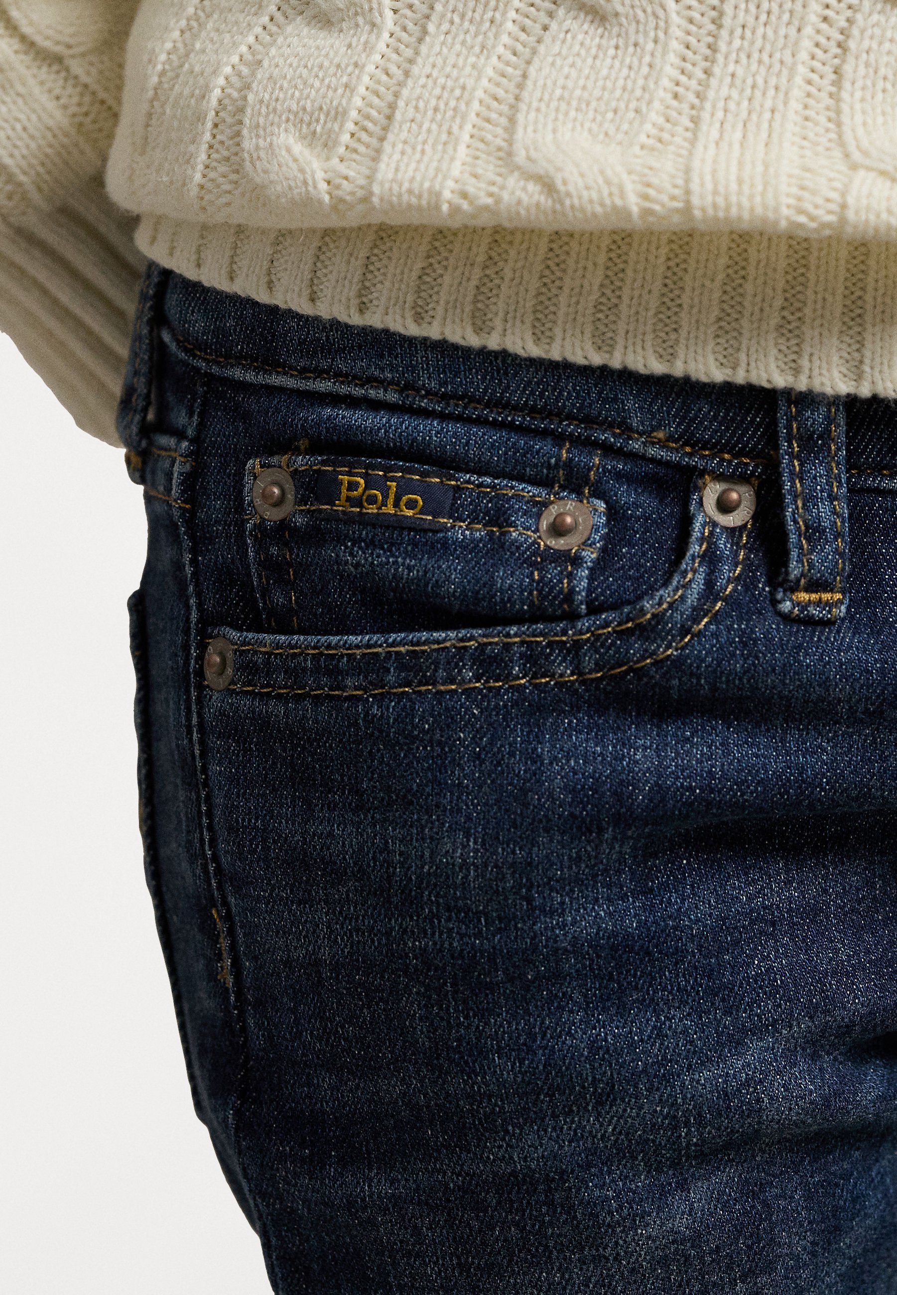 Polo Ralph Lauren TOMPKINS - Jeansy Skinny Fit - ferris wash
