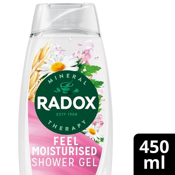 Gel de ducha hidratante Radox Mineral Therapy Feel 450 ml
