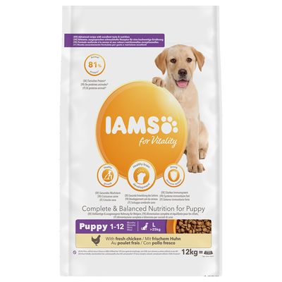 12 kg suchej karmy dla psów IAMS for Vitality – 7% zniżki!*