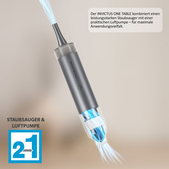2 in 1 Handstaubsauger mit Luftpumpe, 7-tlg.