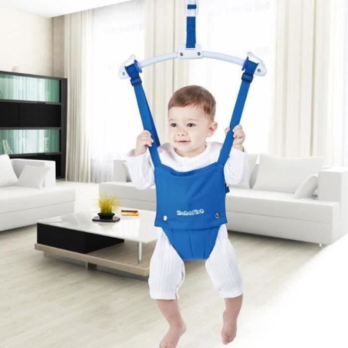 YOUPALA - Baby Walker, Door Jumper, Height Adjustable Seat, BLUE
