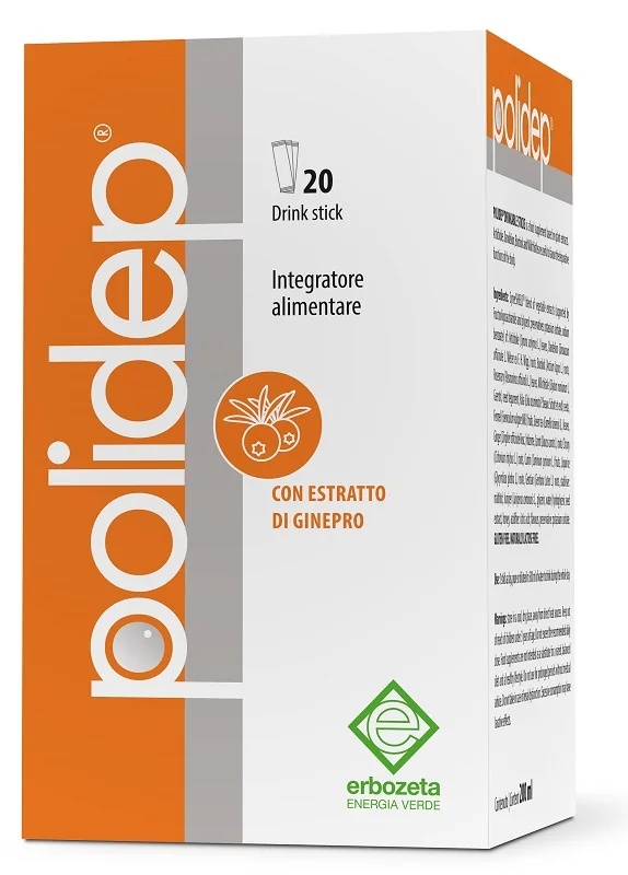 ERBOZETA Erbozeta Poliped 20 sticks Reinigend en drainerend voedingssupplement