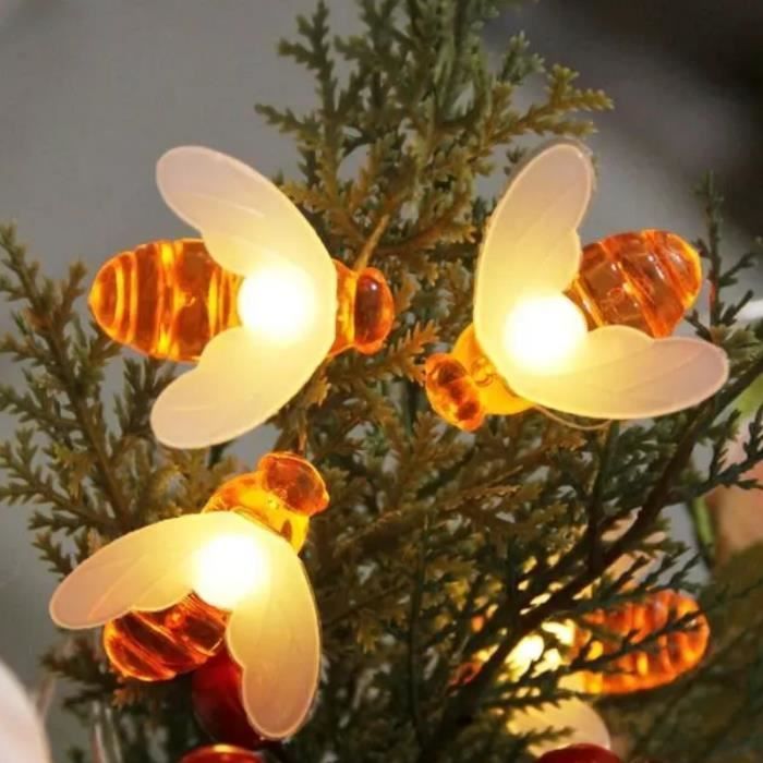Guirnalda de luces para exteriores - ZGEER - Lámpara solar creativa - 60 luces - 8 modos - 11 metros