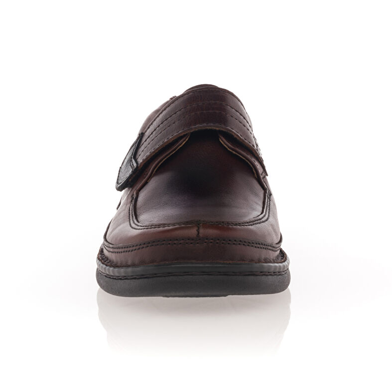 Braune Komfortschuhe für Herren
