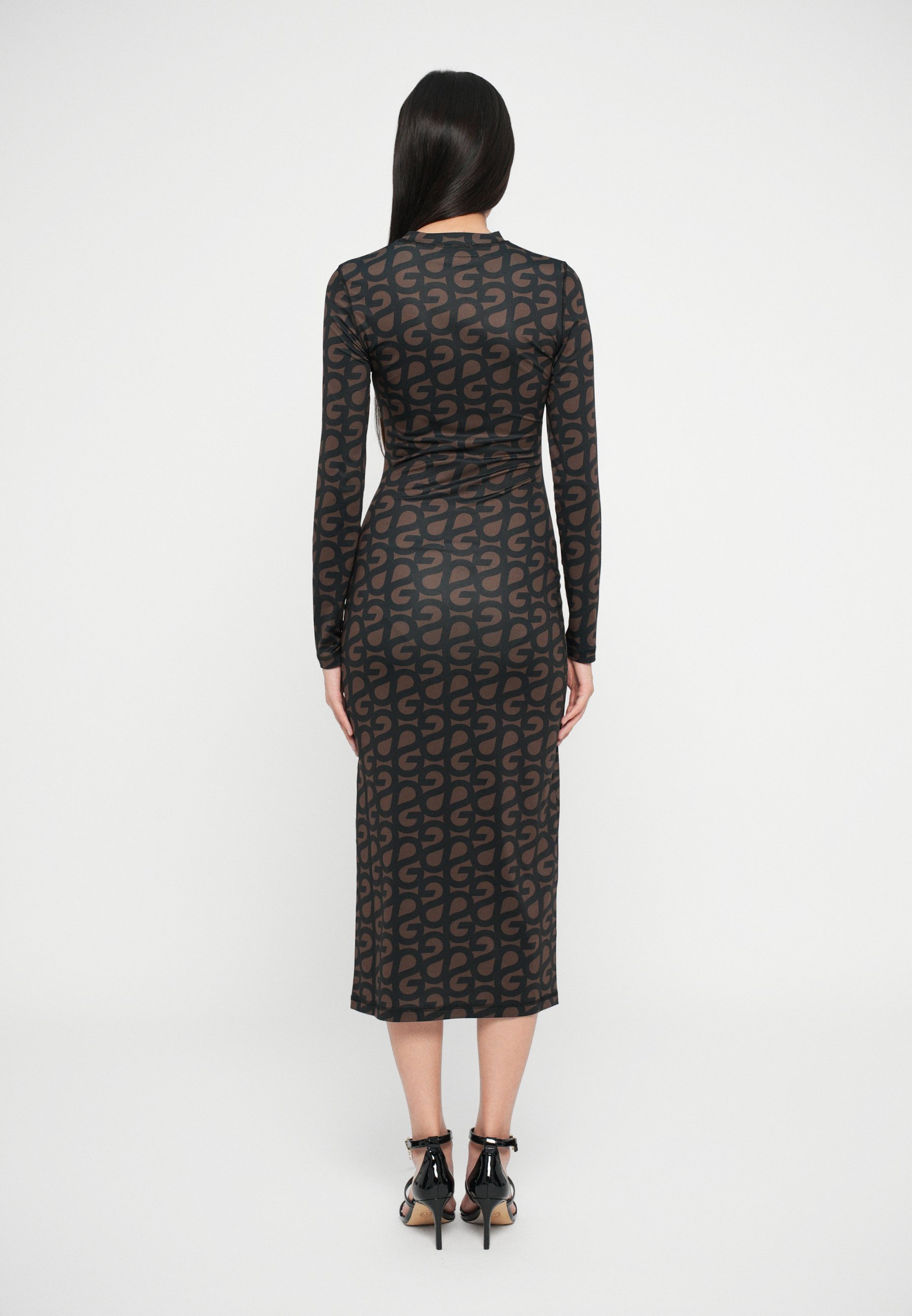 Robe midi à manches longues Stine Goya - Robe en jersey - Multicolore