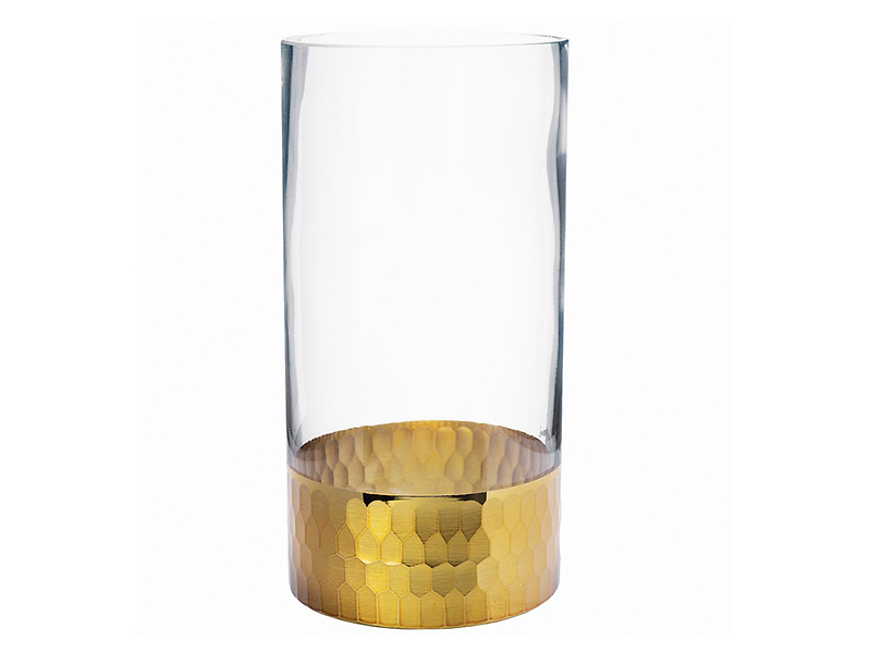Wazon Golden Hone 20 cm transparentny
