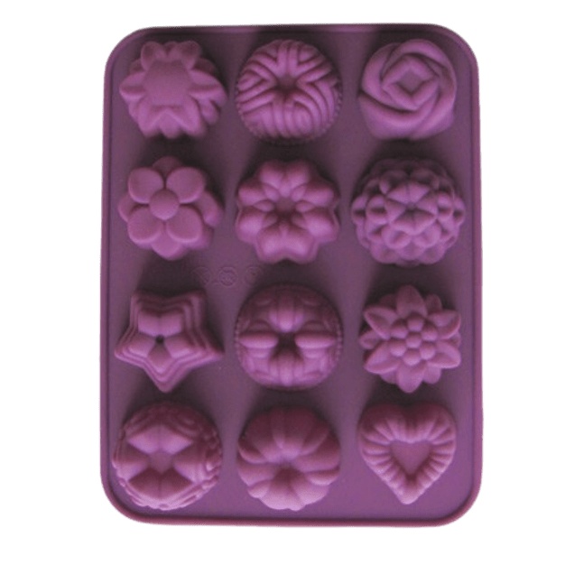 Flower Power siliconen mal