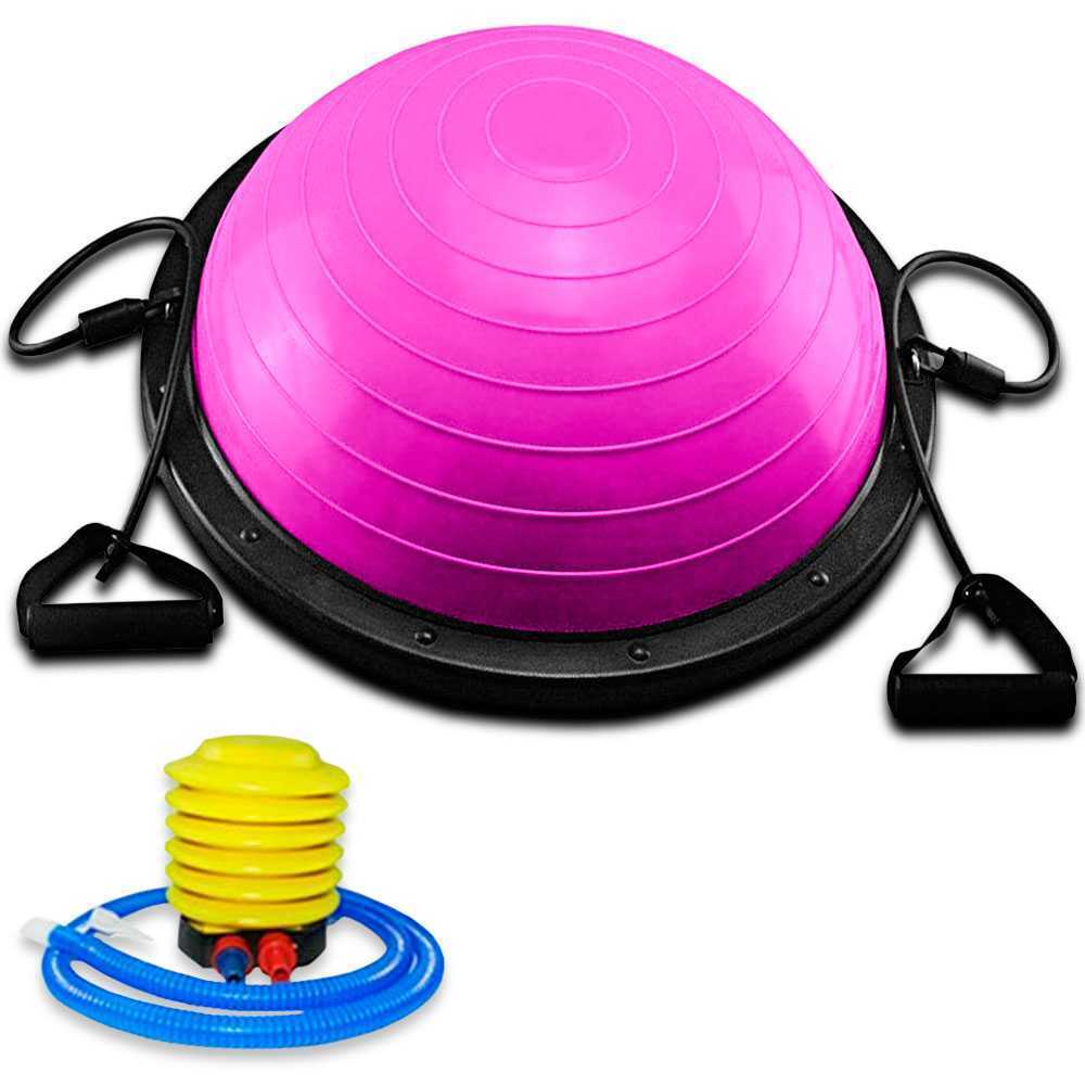 Strongerfit Balance Félteke 58 Cm Feszítőkkel és Pumpával