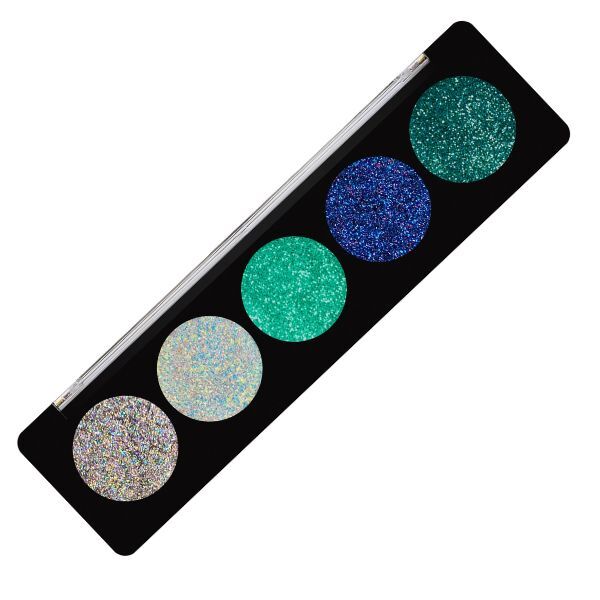 Profusion Cosmetics Glitter Gems Glitter Palett Aqua