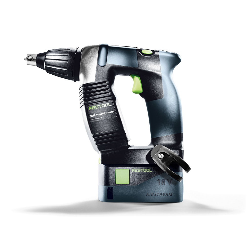 FESTOOL 18 V børsteløs skrutrekker 2 x 5,2 Ah for gipsvegg DWC 18 Plus Li 201565
