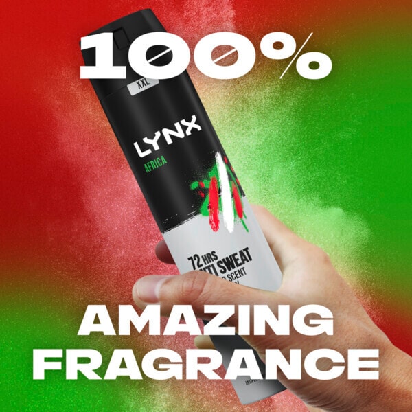Lynx antiperspiranta dezodorants aerosolā Āfrika 250ml