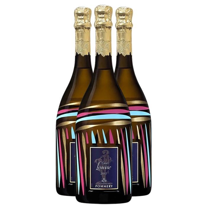 Pommery Cuvée Louise Brut Champagne 2005 - Champagne (3x75cl)