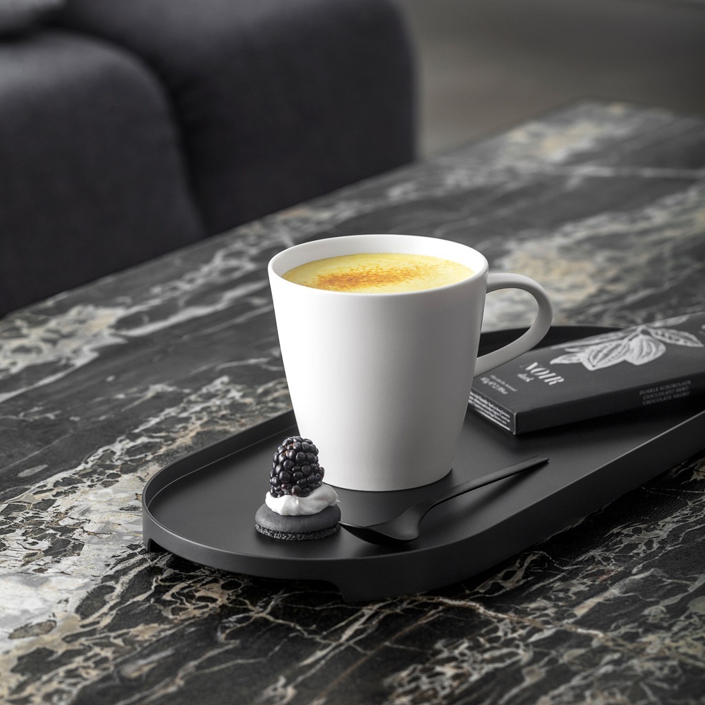 Villeroy & Boch puodelis su rankena, „Rock blanc“ manufaktūra – 1 vnt.