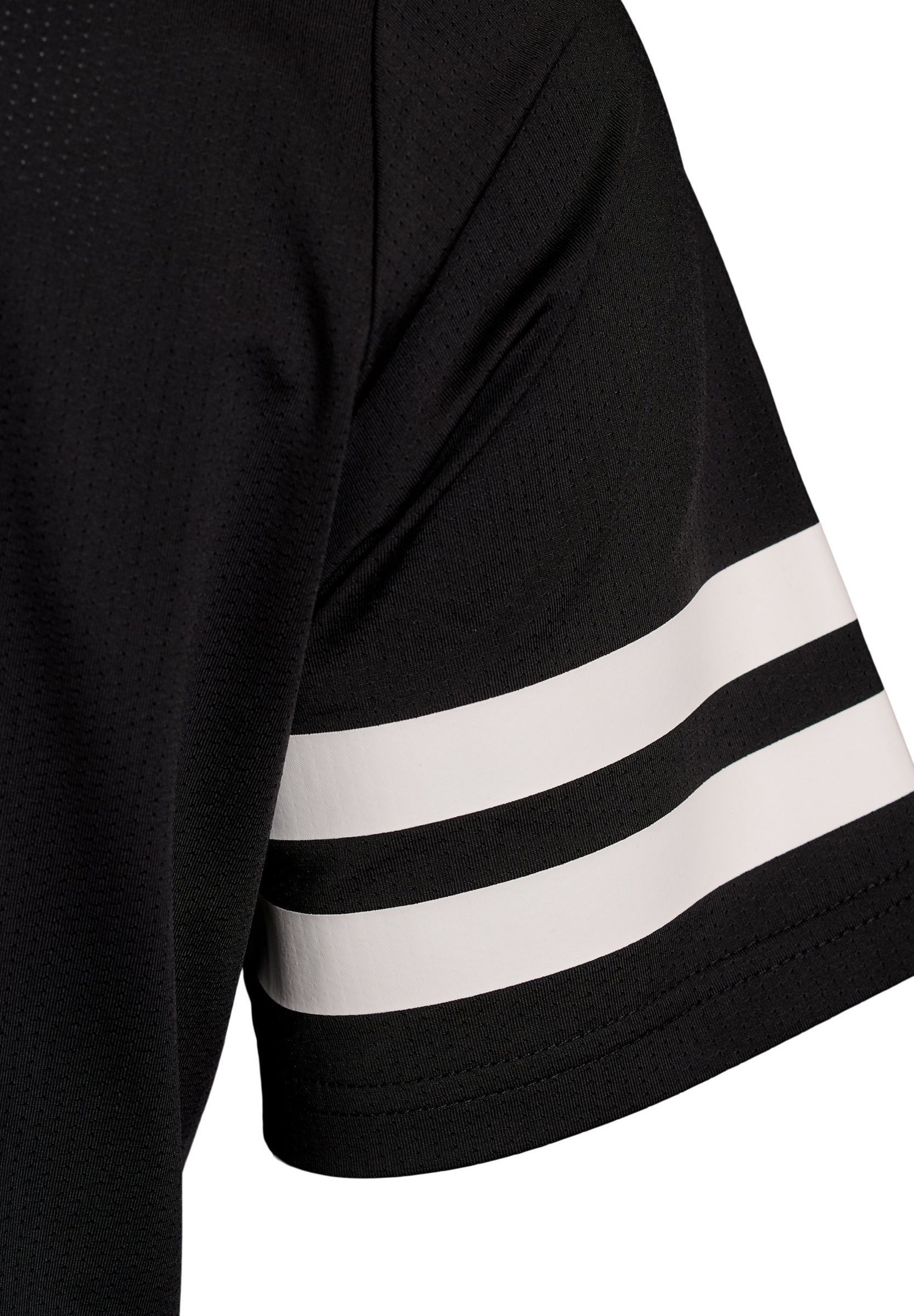 Active by Zizzi - Liliches con dettagli a righe - Polo - nera