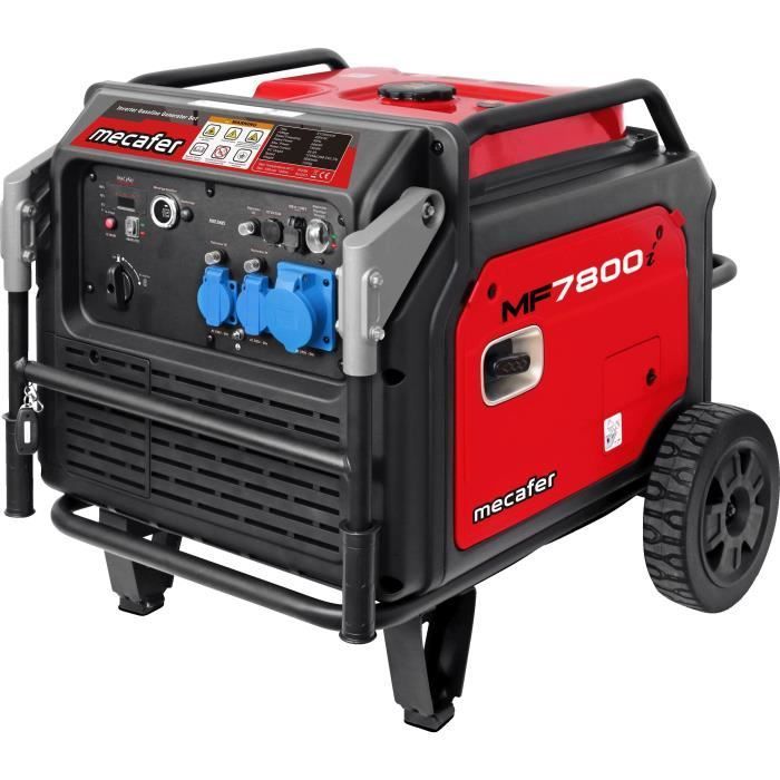 Groupe électrogène - MECAFER - INVERTER 450178 MF7800i - 7500W