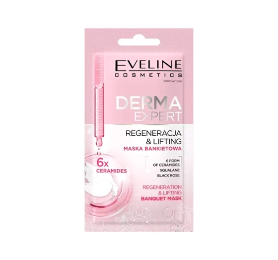 Eveline Cosmetics Derma Expert Regeneracja & Lifting maska bankietowa do twarzy 8 ml