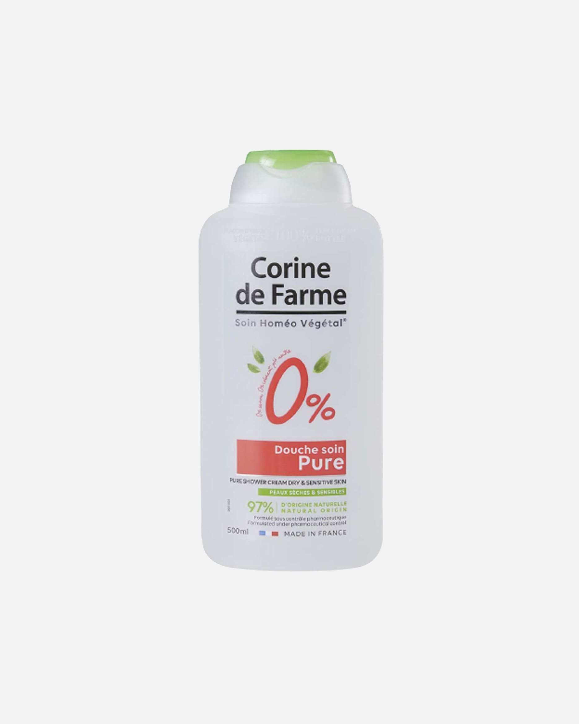 CORINE DE FARME Douche 0% Pure Peaux Sèches